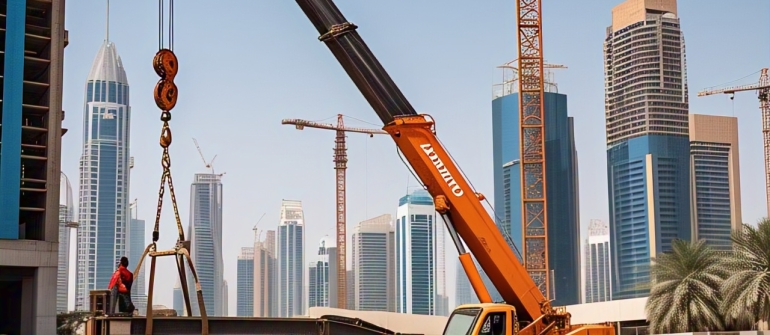 4 Ton Pickup Crane Rental in Dubai – Heavy-Duty, Precise & Cost-Efficient