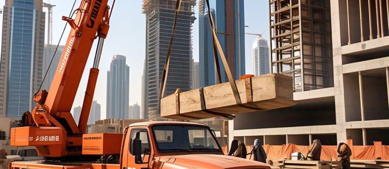 3 Ton Pickup Crane Rental in Dubai – Robust, Versatile & Budget-Friendly