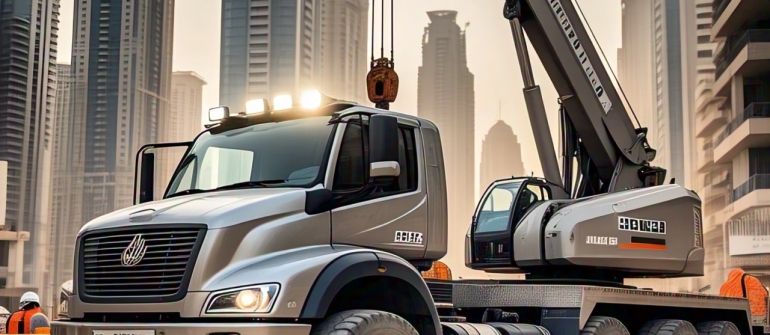 5 Ton Pickup Crane Rental in Dubai | Heavy Lifting Truck Hire UAE