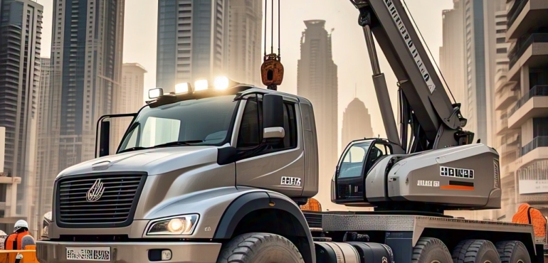 9 Ton Pickup Crane Rental in Dubai