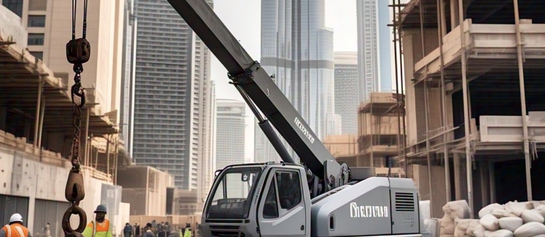 6 Ton Pickup Crane Rental in Dubai – Reliable Heavy Lifting Partner