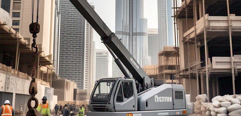 6 Ton Pickup Crane Rental in Dubai