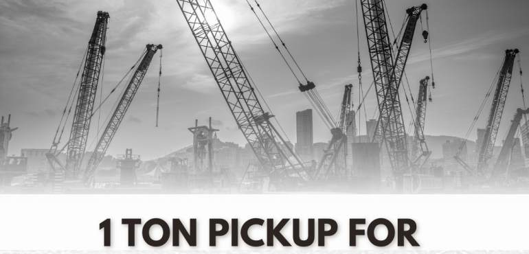 1 ton pickup for rent