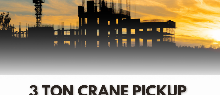 3 Ton Crane Pickup Services in UAE – Fast, Safe & Professional