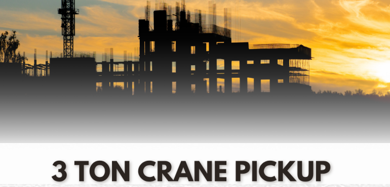 3 ton crane pickup
