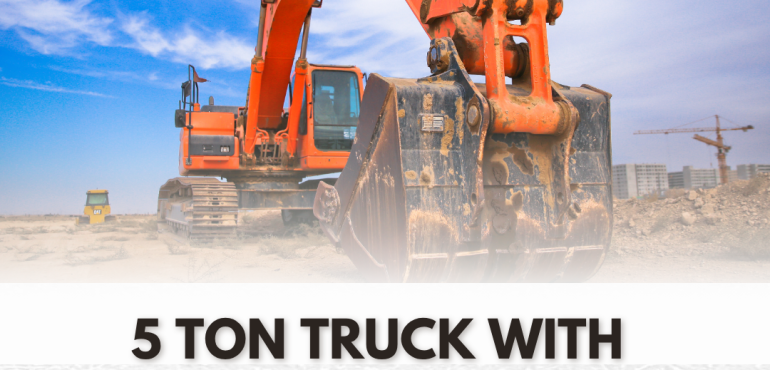 5 ton truck with crane