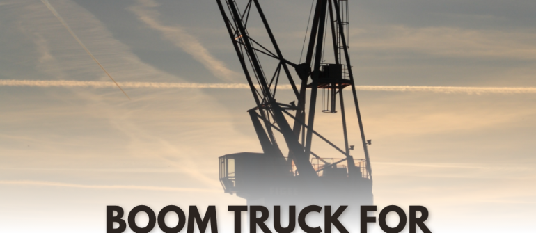 Boom Truck for Rent Near Me – Fast, Reliable, and Local Service in UAE