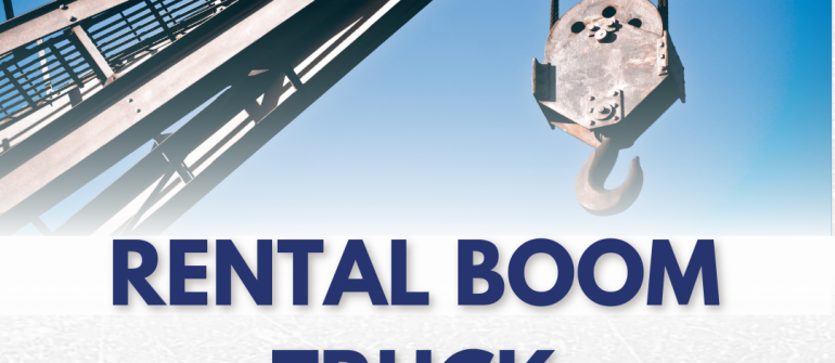 Rental Boom Truck Services in UAE – Affordable & Reliable Solutions