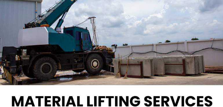 material lifting services Dubai