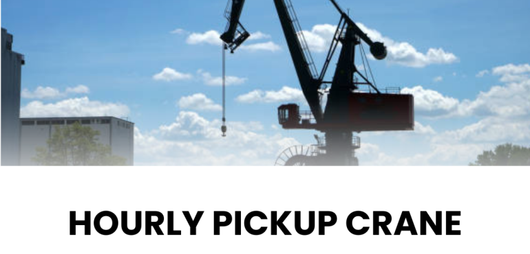 hourly pickup crane rental Dubai